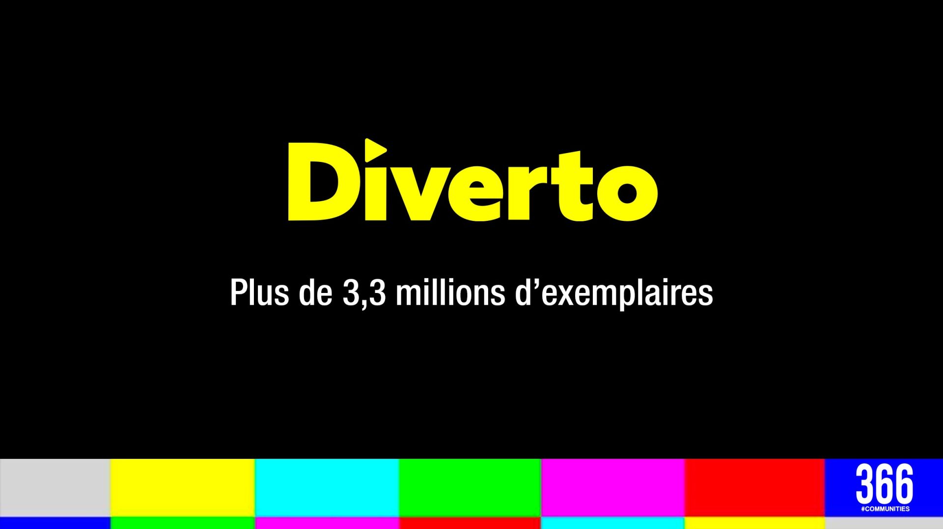 Diverto, plus de 3,3 millions d'exemplaires