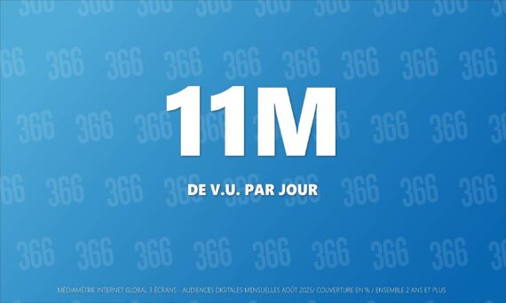 366, régie leader sur le digital