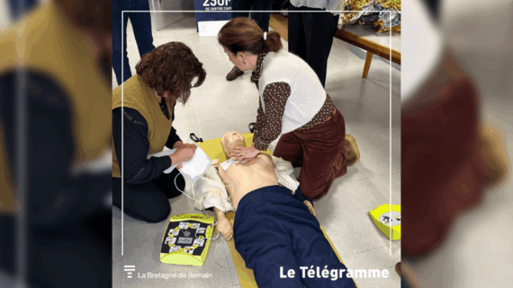 Le Télégramme engagé dans la formation aux premiers secours